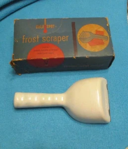 Vtg Cold Spot Coldspot Freezer Refrigerator White Swirl Ice Scraper Original Box - Picture 1 of 5