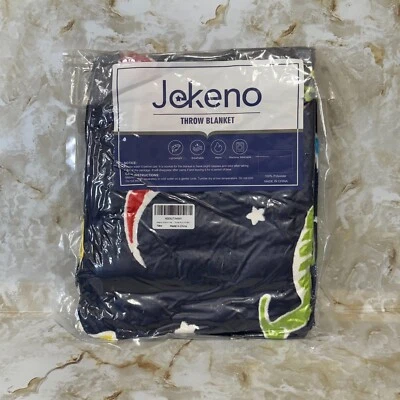 Glow In The Dark Throw Blanket Dinosaur for Kids Jekeno  - Image 1 of 2