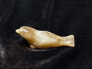 antique chinese jade carvings antique white jade bird Ming Dynasty style craving - Picture 1 of 12