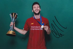 Football - Adam Lallana - Hand Signed 12x8 Inch Photograph - Liverpool - COA - Picture 1 of 1