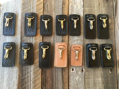 Tex Zapatero Cuero Trabajo Llavero Clip Soporte Policía Bomberos EMS Medic Seguridad Foto 1 de 2