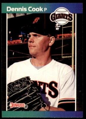 1989 Donruss Dennis Cook Baseball Cards #646 - Image 1 of 2