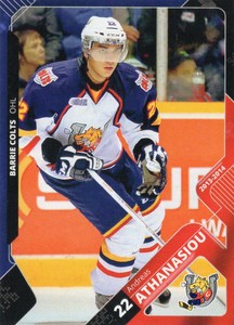 2013/14 Barrie Colts - ANDREAS ATHANASIOU [Chicago Blackhawks] NHL