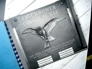Eisenhower Golf Course Book w/ B&W Photos - Picture 1 of 11
