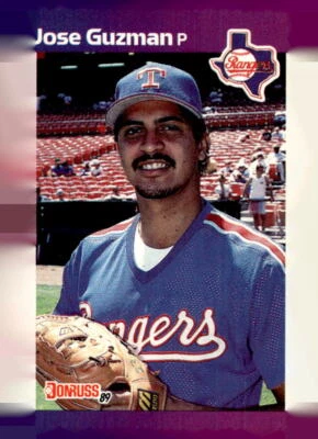 1989 Donruss #284a Jose Guzman - Image 1 of 2