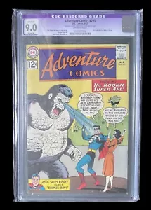 Adventure Comics #295 Restored CGC 9.0 OFWHT Pages 1st Appearance Bizzaro Titano - Picture 1 of 5