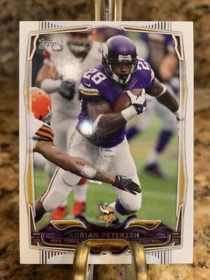 2014 Topps Football Adrian Peterson #51 Minnesota Vikings Football Card - Image 1 of 2