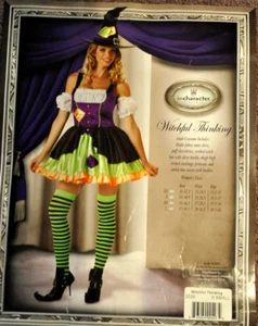 Costume Halloween Donna Pensiero Strega InCarattere #2029 Taglia Extra-Piccola - Foto 1 di 2