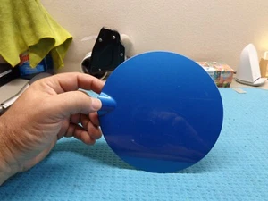 MINI COOPER COUNTRYMAN 14 15 16 TRUE BLUE FUEL GAS FILLER DOOR FLAP COVER - Picture 1 of 6