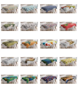 Ambesonne Dinosaur Party Tablecloth Table Cover for Dining Room Kitchen - Picture 1 of 180