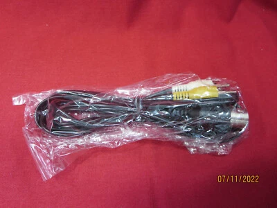AV Video Cable Mono Audio 6ft For Sega Genesis 1 - Image 1 of 3