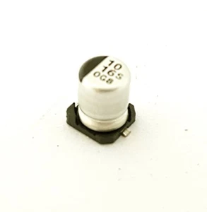 ECEV1CA100SR x5 Capacitor S/Mount 10uf/16v Case B - Picture 1 of 1