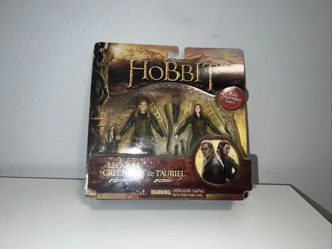 The Hobbit An Unexpected Journey Legolas Greenleaf & Tauriel LOTR 3.75" Figures Cover