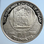 1969 1389AH JORDAN Bethlehem NATIVITY SHRINE Proof Silver 3/4 Dinar Coin i112865