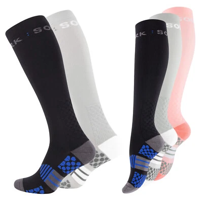 Kompressionsstrümpfe Sport Strümpfe Sportsocken Laufsocken Running Herren Damen - Bild 1 von 3