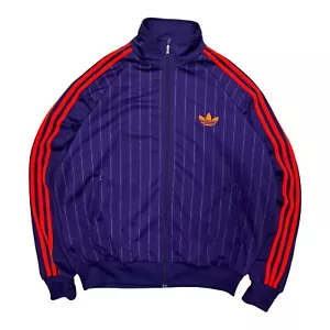 De Colección Adidas Originales Beckenbauer Trifolio Rayas Chaqueta de Pista Ropa Deportiva Y2K - Imagen 1 de 4