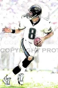 New Mark Brunell Jaguars Art Illus Print 12x18 LE of 50 - Picture 1 of 4