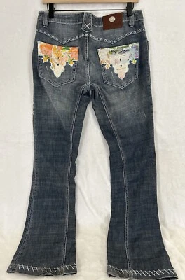 Jeans Antiguos Para Hombre 30x39 Y2K Bordados De Colección Diseñador Denim Hecho en EE. UU. Raro Foto 1 de 4