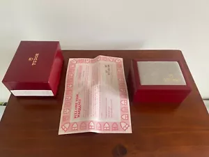 Vintage Tudor Watch Box with Outer Box with Warranty. - Picture 1 of 6