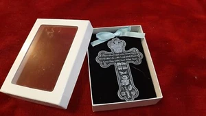 Baby Boy Crib Cross Bless this child Camco CM6 Speciality Products Metal - Picture 1 of 6