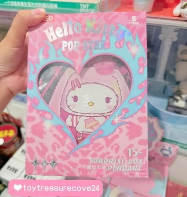 ПОДЛИННЫЙ MINISO HELLO KITTY ПОП-ЗВЕЗДА СЕРИИ ПЛЮШЕВАЯ СЛЕПАЯ КОРОБКА ФИГУРКА ИГРУШКА НОВЫЙ ПОДАРОК - Изображение 1 из 4