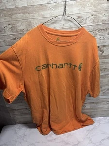 Men’s Carhartt T-Shirt With Carhartt Logo In Camouflaged / Size-XL  - Picture 1 of 4
