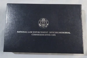 1997 National Law Enforcement Officers Memorial Commemorative Silver Set - Picture 1 of 7