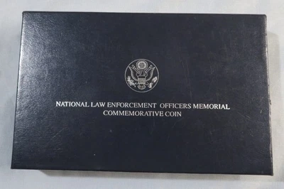 1997 National Law Enforcement Officers Memorial Commemorative Silver Set - Image 1 of 4