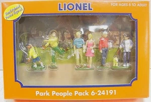 Figuras de peltre pintadas a mano Lionel 6-24191 O People at the Park (juego de 5) - Imagen 1 de 2