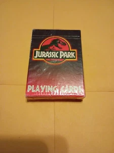 1993 Jurassic Park Playing Cards Factory Sealed - Picture 1 of 8
