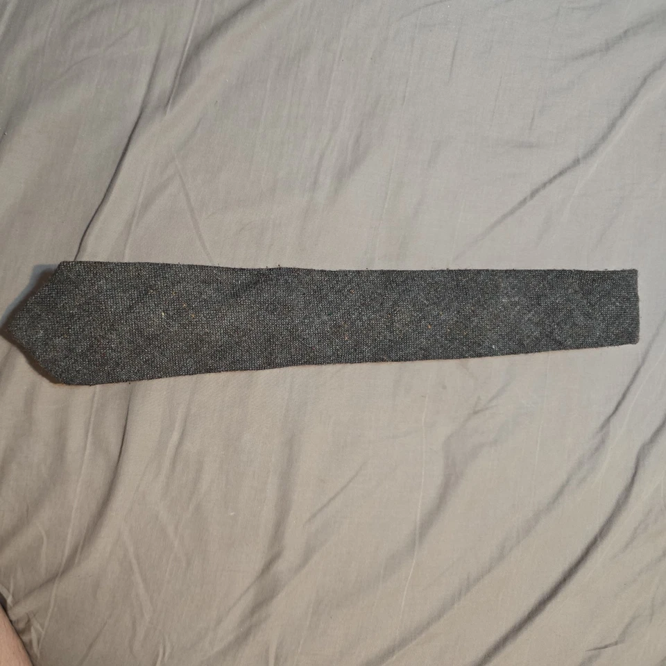 Paco Rabanne Paris 100% Wool Green knitted Men's Tie Made in W Germany #H3-1 - Imagem 1 de 2