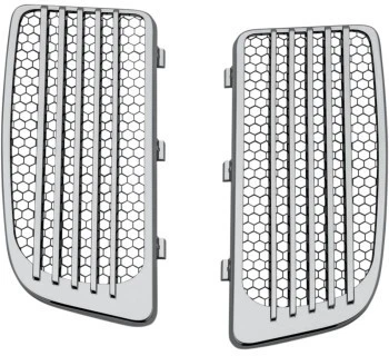 Parrillas de radiador Kuryakyn - Cromo motocicleta bicicleta de calle 7681 kur7681 Foto 1 de 4