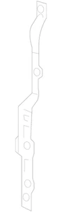Genuine GM Front Driver Side Bumper Shutter Bracket 22864686 - Picture 1 of 4
