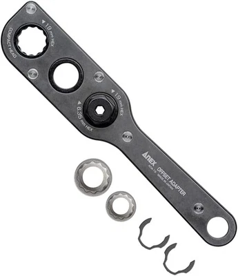 ANEX Offset Adapter Opposite side 19mm Set of 2 sockets (17/19mm) AOA-19S1 - Image 1 of 4