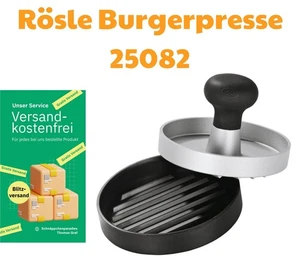 RÖSLE Burgerpresse 25082 Antihaft für Standard + XL 11cm Hamburger Grill Presse - Bild 1 von 2