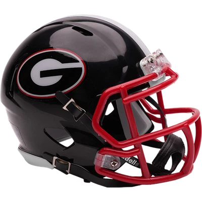 Georgia Bulldogs Black NCAA Revolution SPEED Mini Football Helmet - Image 1 of 3