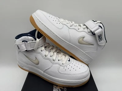 Nike Air Force 1 Mid QS Jewel NYC Blanco Medianoche Azul Marino Dh5622 100 Talla 8 Nuevo Para Hombre’s Foto 1 de 4