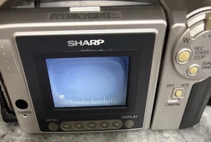 Sharp VL-AH151U 8MM Camcorder VCR A/V Conversion 400x Zoom No Battery With Bag - Picture 1 of 24