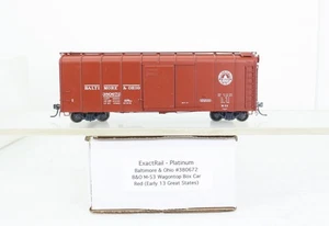 HO ExactRail Platinum Baltimore & Ohio M-53 Wagontop Box Car Early B&O 380672 - Picture 1 of 7