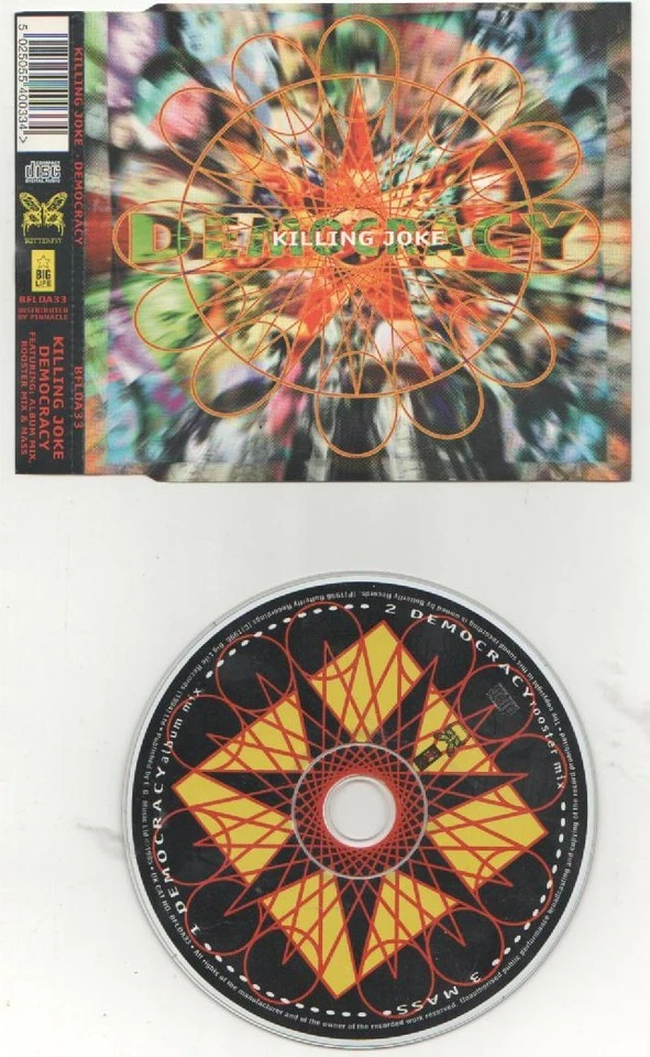 killing joke -democrazy  cd single  Foto 1 de 1