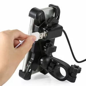 Soporte De Teléfono Celular, Para Manillar, Con Cargador USB, Y Para Bicicleta - Bild 1 von 6
