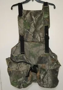 Fieldline RealTree Advantage Camo Hunting Vest with Padded Seat Multi-Pockets! - Picture 1 of 6