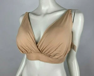 Bella Materna Anytime Nursing Access Bra 1288 Full Coverage Beige Women XL NWT - Picture 1 of 12