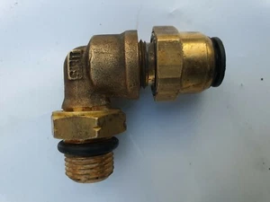 Brass Stud Elbows Air Break SIRIT Connectors - Picture 1 of 7