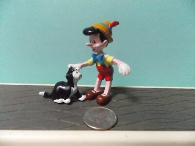 Vintage Disney Applause Pinocchio Figaro  Figure 2.5” - Image 1 of 2