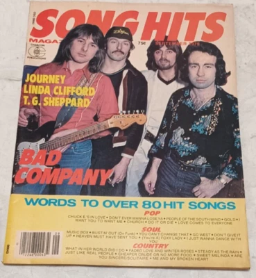 Song Hits Magazine September 1979 Bad Company Journey Mint Cond Q6 - Image 1 of 2