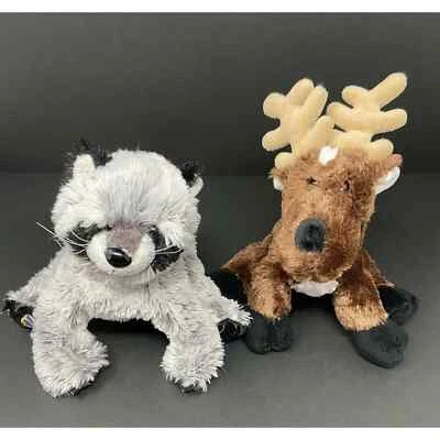Webkinz Raccoon and Reindeer Lot Of 2- Pre-owned -No codes- Great Condition - Image 1 of 4