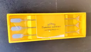 Nuovo Jack Daniels Tennessee Honey Bee Swizzle metallo barista stick 3 totali - Foto 1 di 5