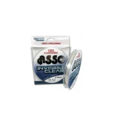FILO ASSO ASSO INVISIBLE CLEAR MM 1.00 LB 108 MT 30 FLUOROCARBON - Immagine 1 di 2