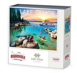 Rompecabezas Lake Tahoe California Nevada 1000 piezas 19 x 26" Dowdle Boardwalk - Imagen 1 de 2